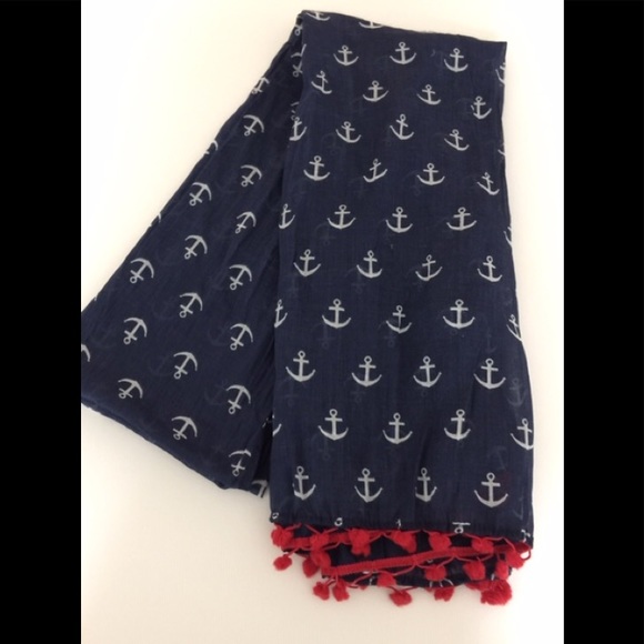 NEW NAUTICAL SCARF - Picture 1 of 3